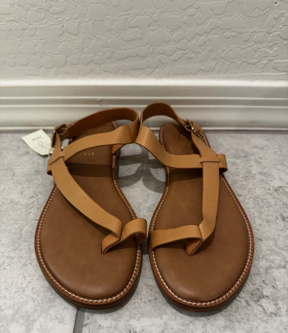 Cushionaire Lennox Women's Toe Loop Memory Foam Sandal